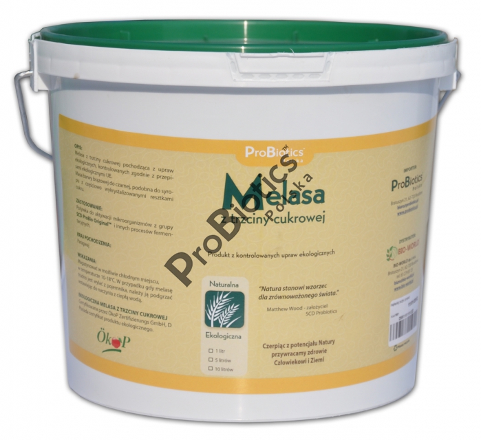 Melasa z trzciny cukrowej - wiaderko 5 litrów Melasa z trzciny cukrowej - wiaderko 5 litrów